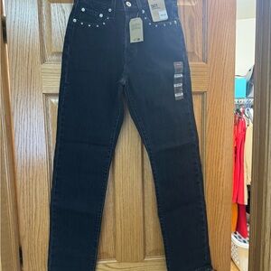 Levi's 501 original Black Studded Jeans